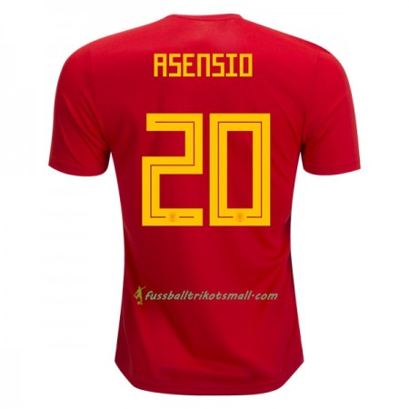 Fußballtrikots Spanien Asensio 20 WM 2018 Heimtrikotsatz kaufen